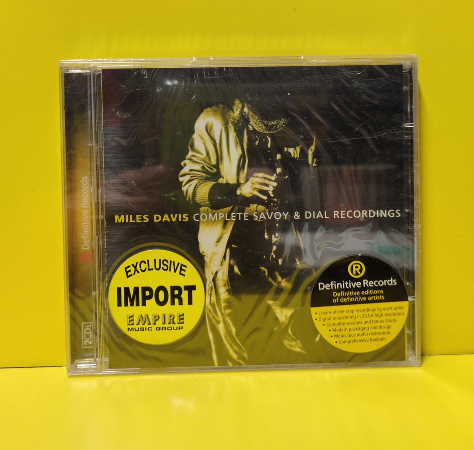 Miles Davis - Complete Savoy & Dial Recordings - 2000 - DRCD 11158 New - Sealed - 2xCD - Europe Import - Remastered