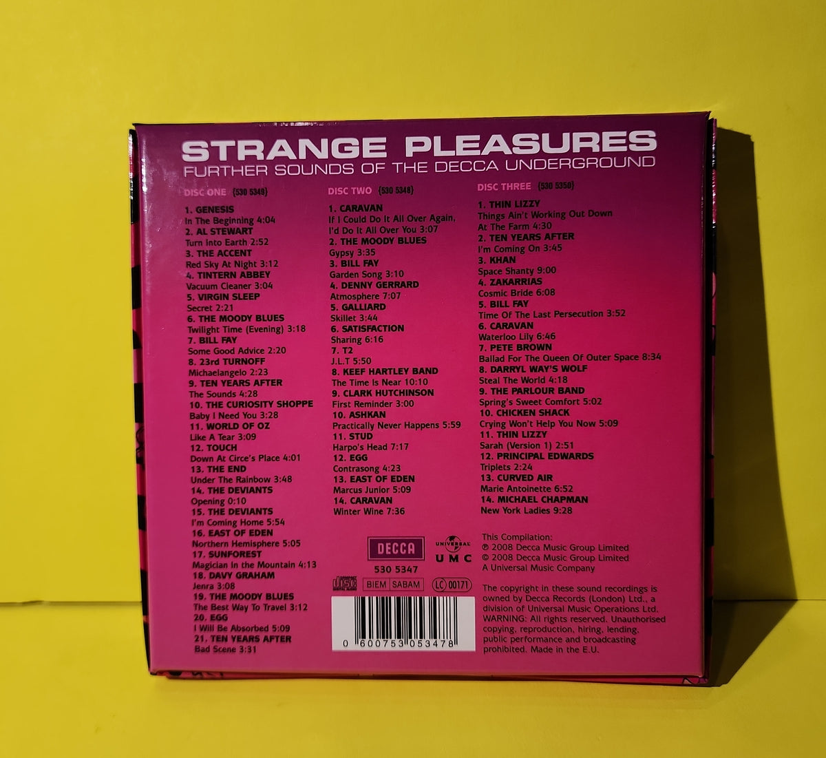 Various - Strange Pleasures (Further Sounds Of The Decca Underground) - 2008 - 530 5347 Used - VG++ - CDs