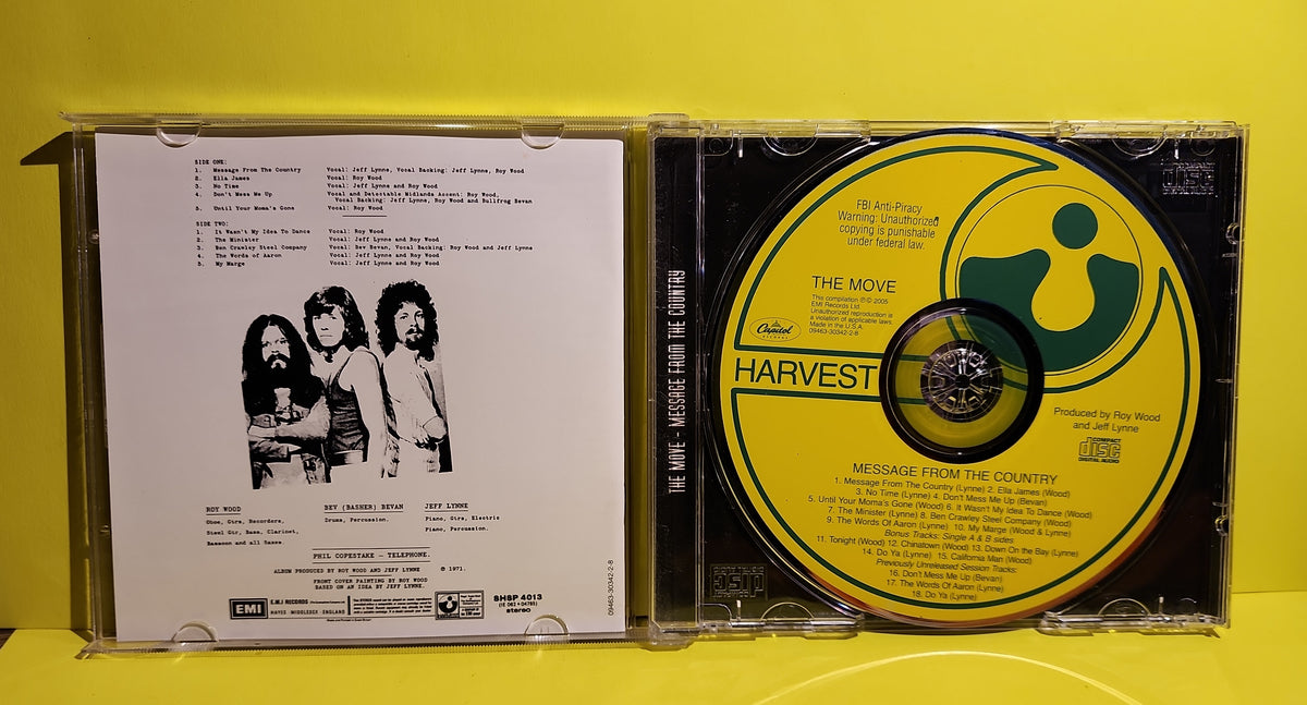 The Move - Message From The Country - 2005 - 09463-30342-2-8 Used - EX - CDs