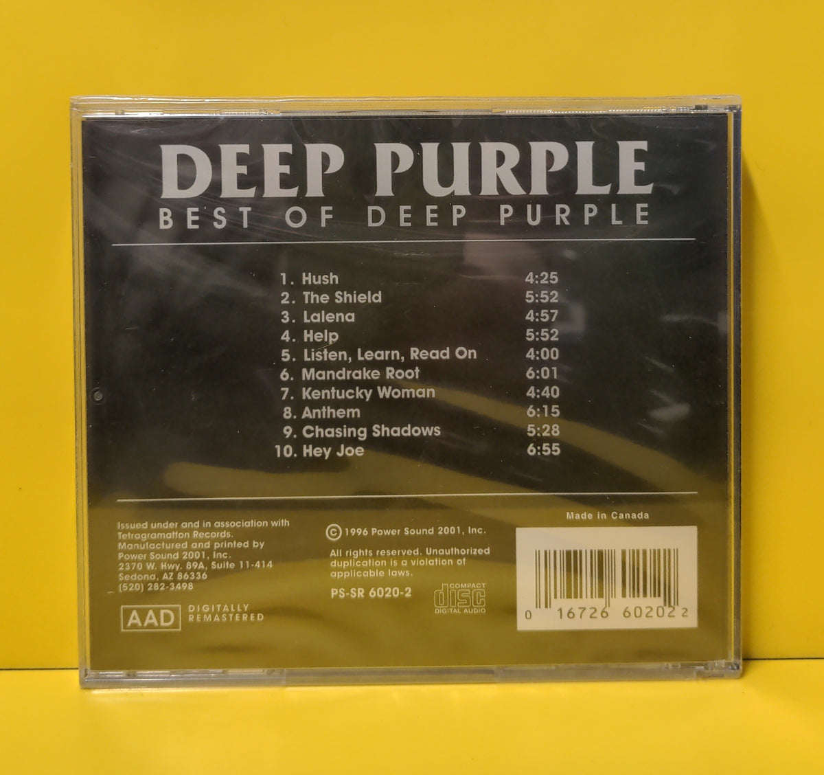Deep Purple - Best Of Deep Purple - PS-SR 6020-2 New - Sealed - CDs