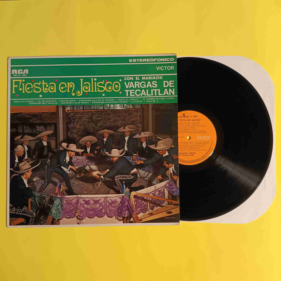 Mariachi Vargas De Tecalitlan - Fiesta en Jalisco Mexico - 1970 - MKL/S-1863 Used - VG++ - Vinyl