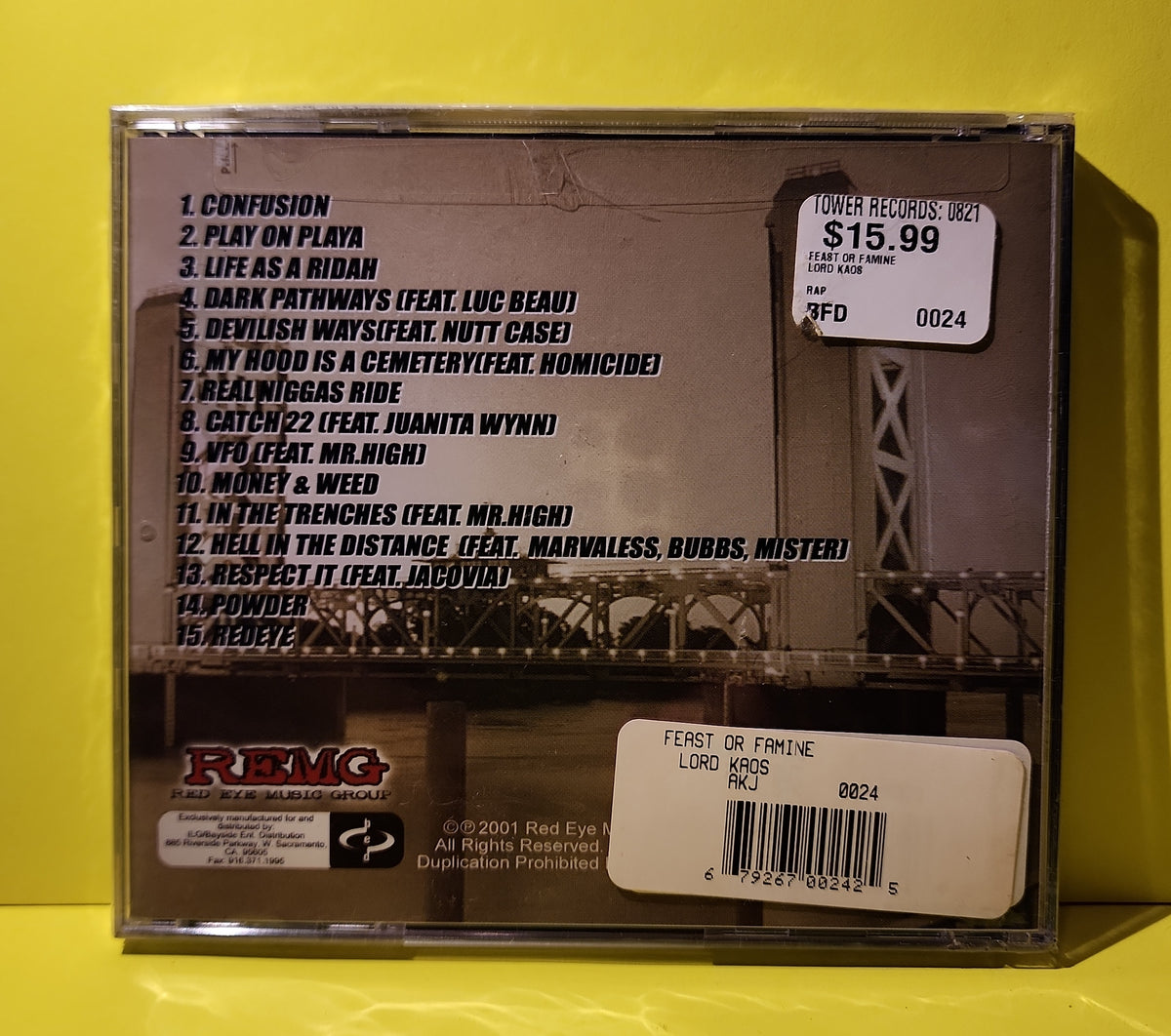 Lord Kaos  - Feast of Famine - 2001 - 0023-2 New - Sealed - CDs