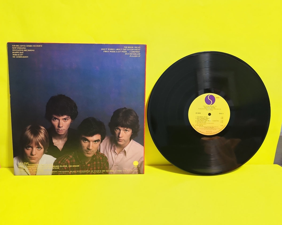 Talking Heads - Talking Heads: 77 - 1977 - SR 6036 Used - VG++ - Vinyl
