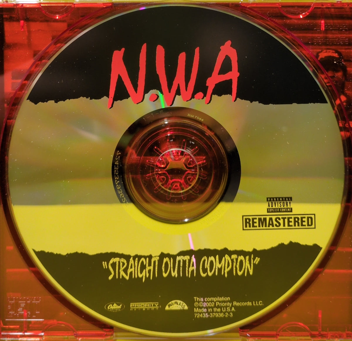 N.W.A. - Straight Outta Compton - 2002 - 72435-37936-2-3 Used - EX - CDs - Reissue - Remastered