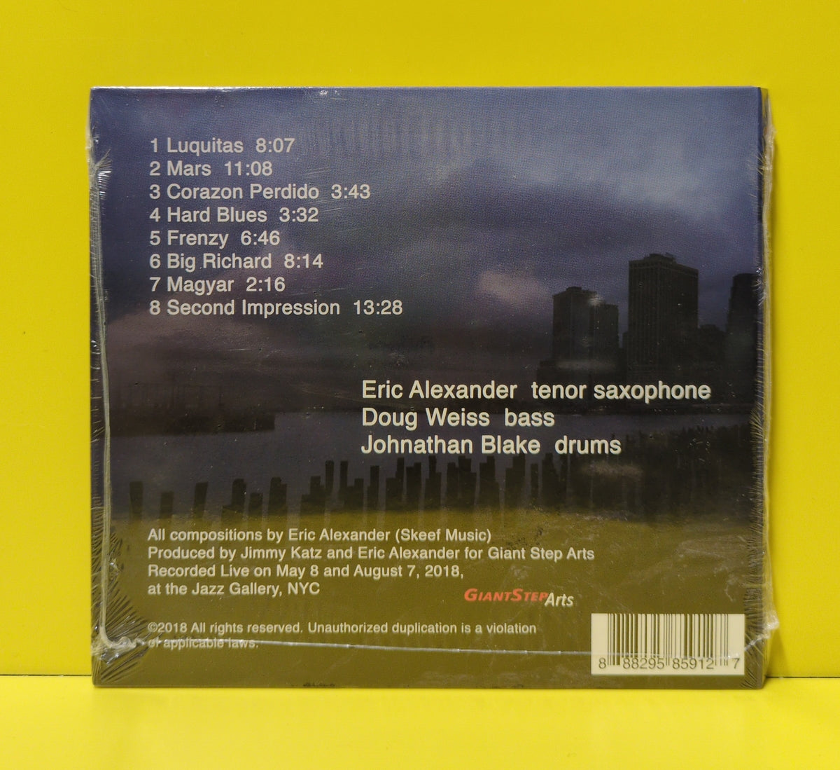 Eric Alexander - Leap Of Faith - 2019 - GSA 003 New - Sealed - CDs