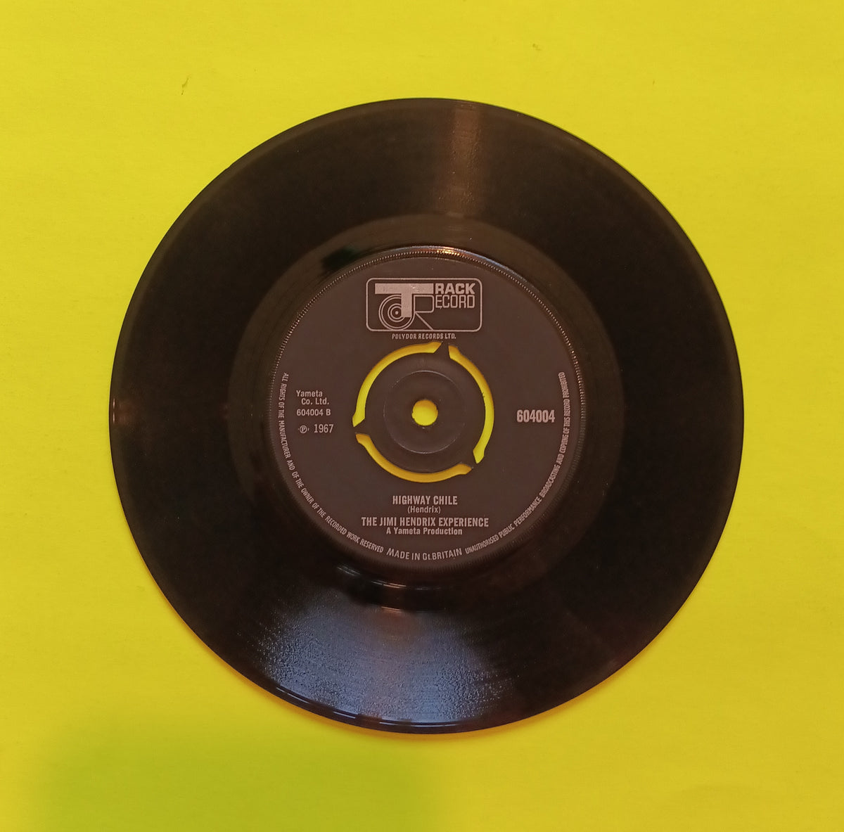 Jimi Hendrix Experience - The Wind Cries Mary (UK 7") - 1967 - 604004 Used - VG++ - Vinyl