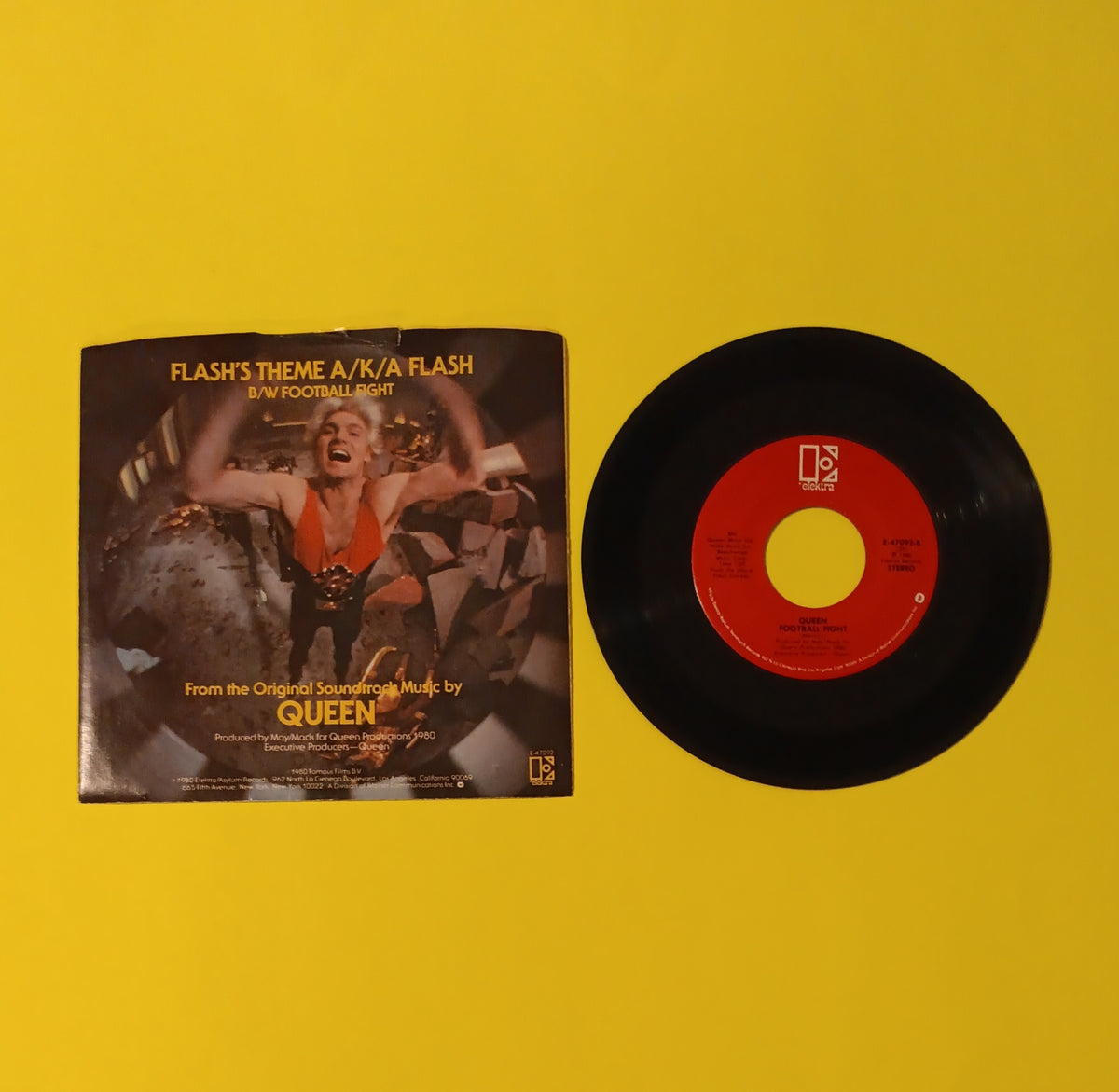 Queen - Flash's Theme / Football Fight - 1981 - E-47092 Used - VG++ - 7" Vinyl