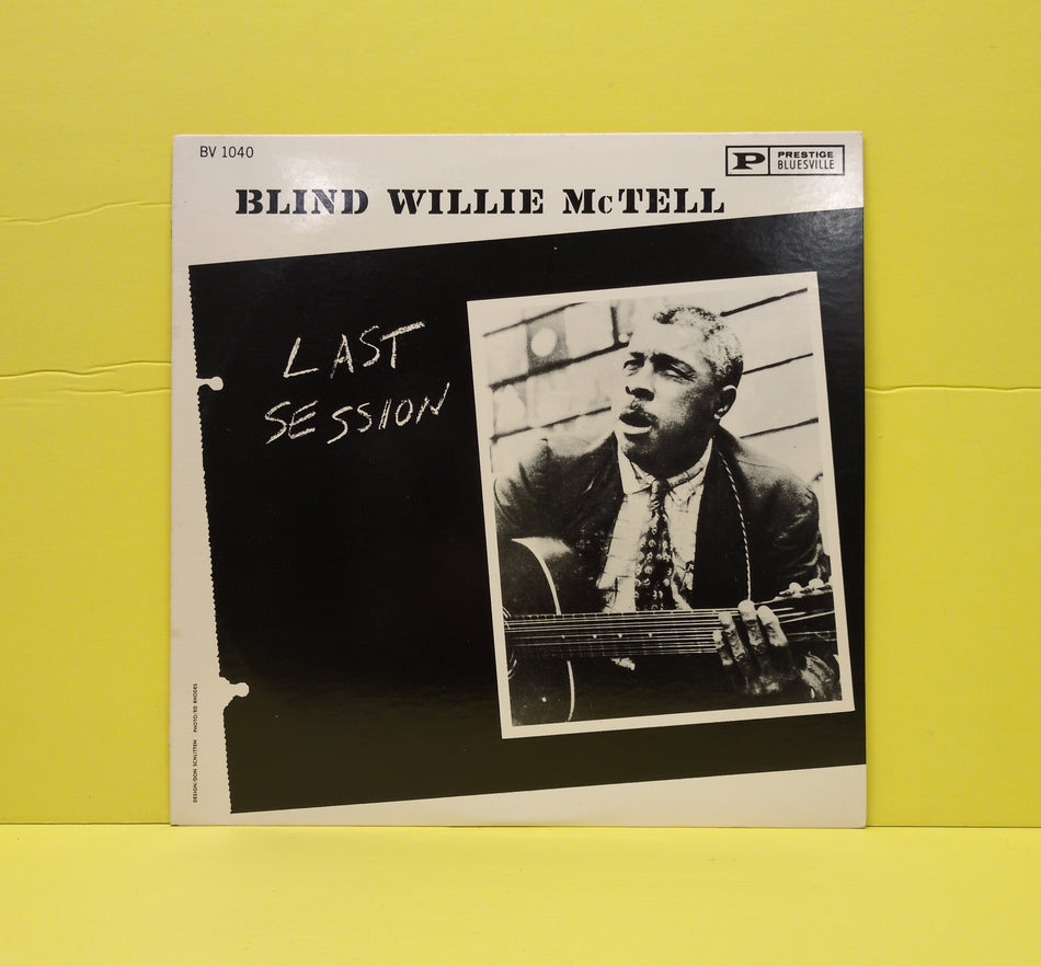 Blind Willie McTell - Last Session - 1987 - OBC-517 Used - EX - Vinyl