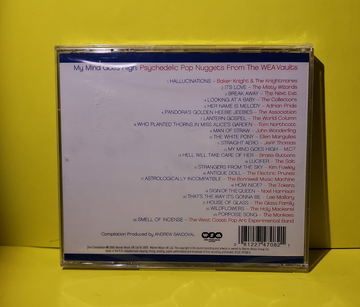 Various - My Mind Goes High: Psychedelic Pop Nuggets From The WEA Vaults - 2005 - 8122-74708-2 New - Sealed - CDs