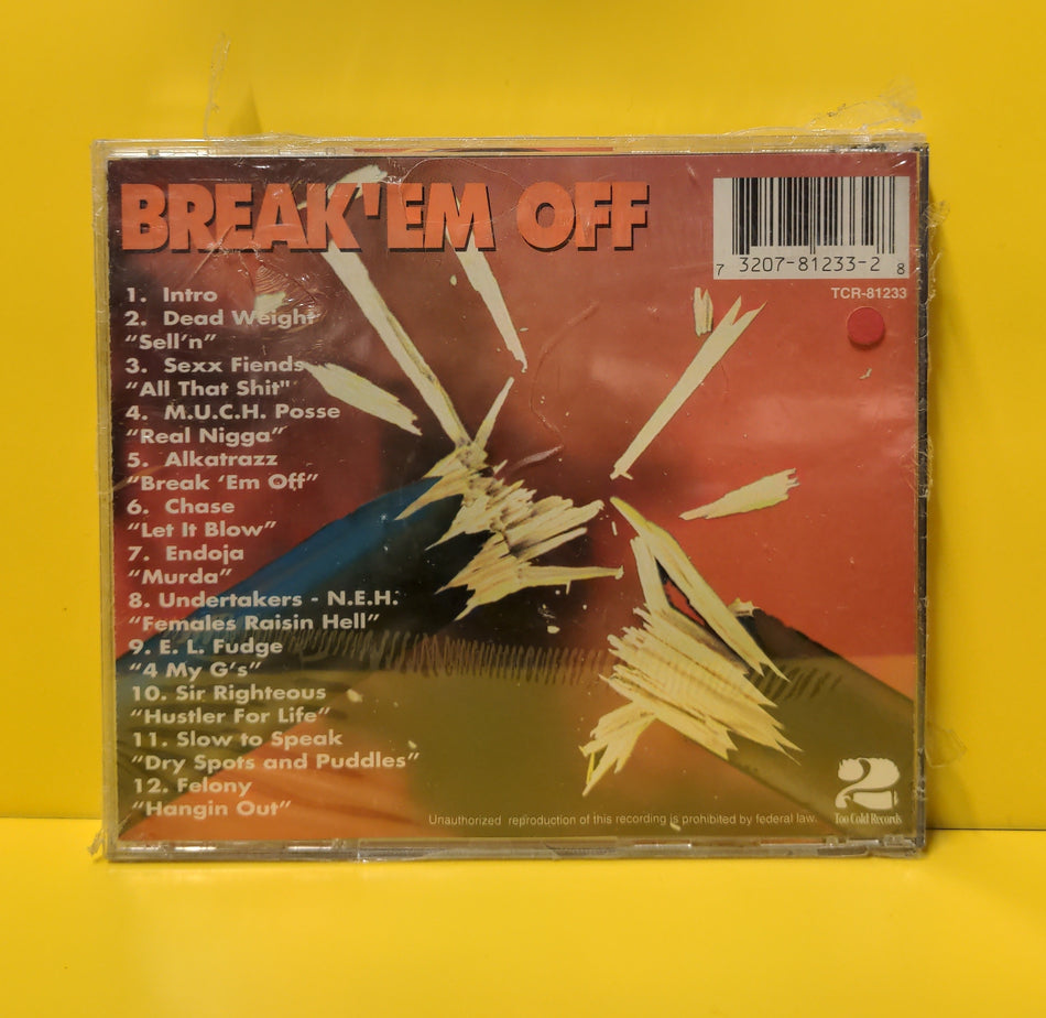 Various - Break'Em Off - 1994 - TCR-81233 New - Sealed - CDs