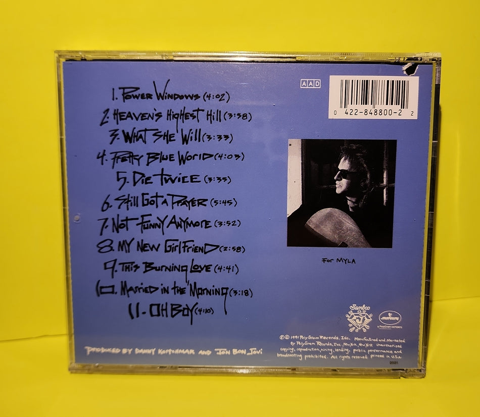 Billy Falcon - Pretty Blue World / Autographed  - 1991 - 848 800-2 Used - EX - CDs