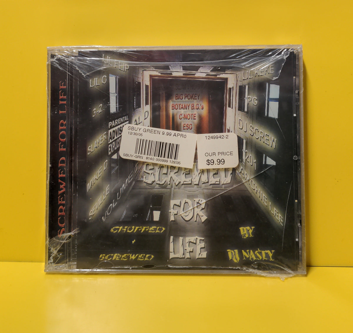 DJ Nasty - Screwed For Life - 2002 - New - Sealed - CDs