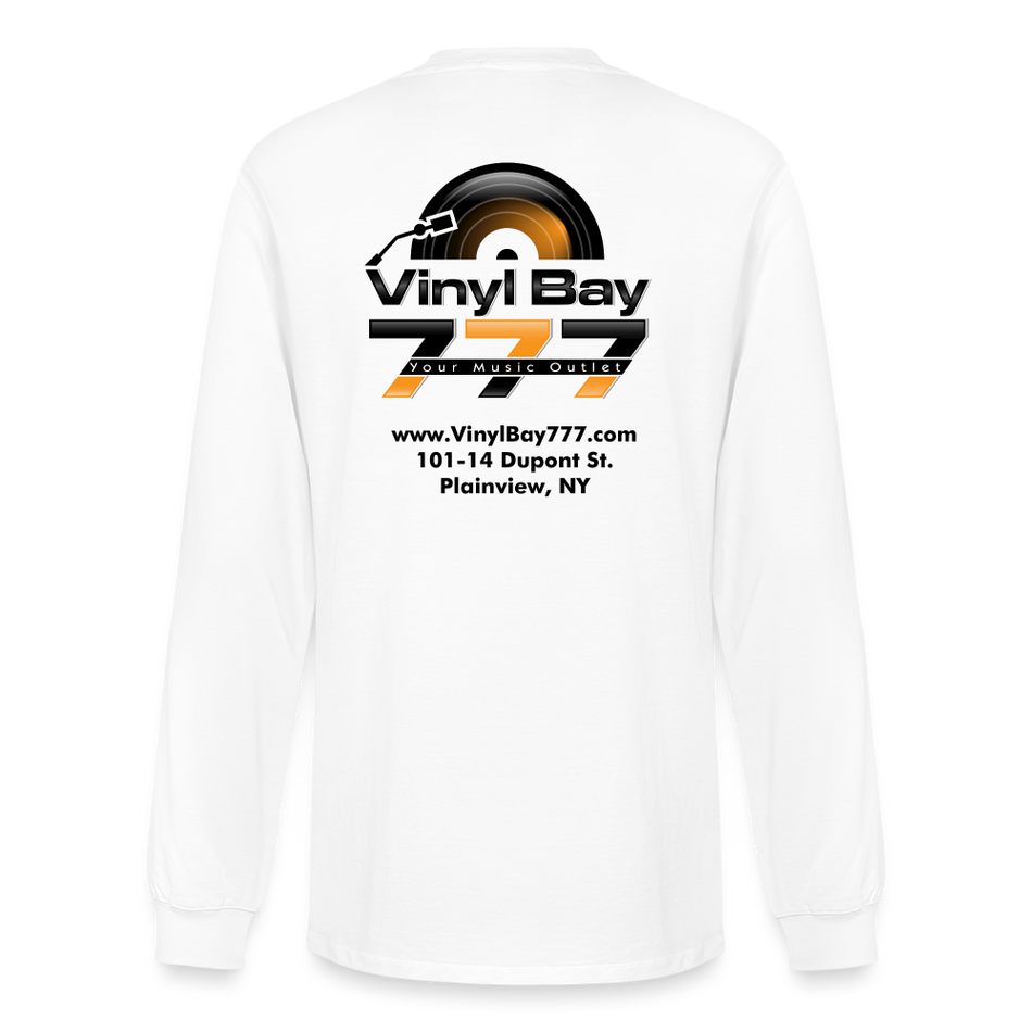 Vinyl Bay 777 White Unisex Organic Long Sleeve T-Shirt - white