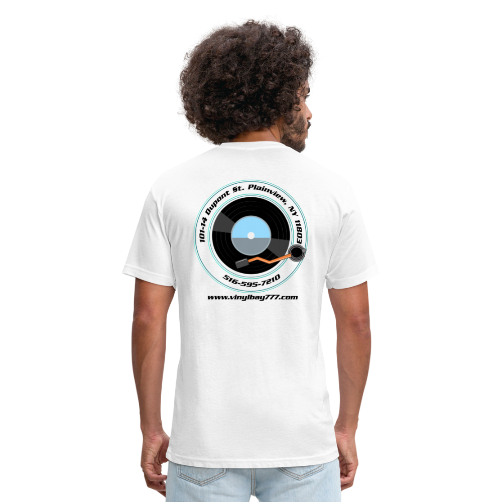 Vinyl Bay 777 T Shirt by Next Level - white