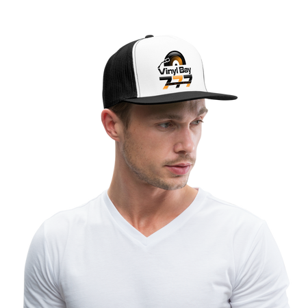 Vinyl Bay 777 Trucker Cap - white/black