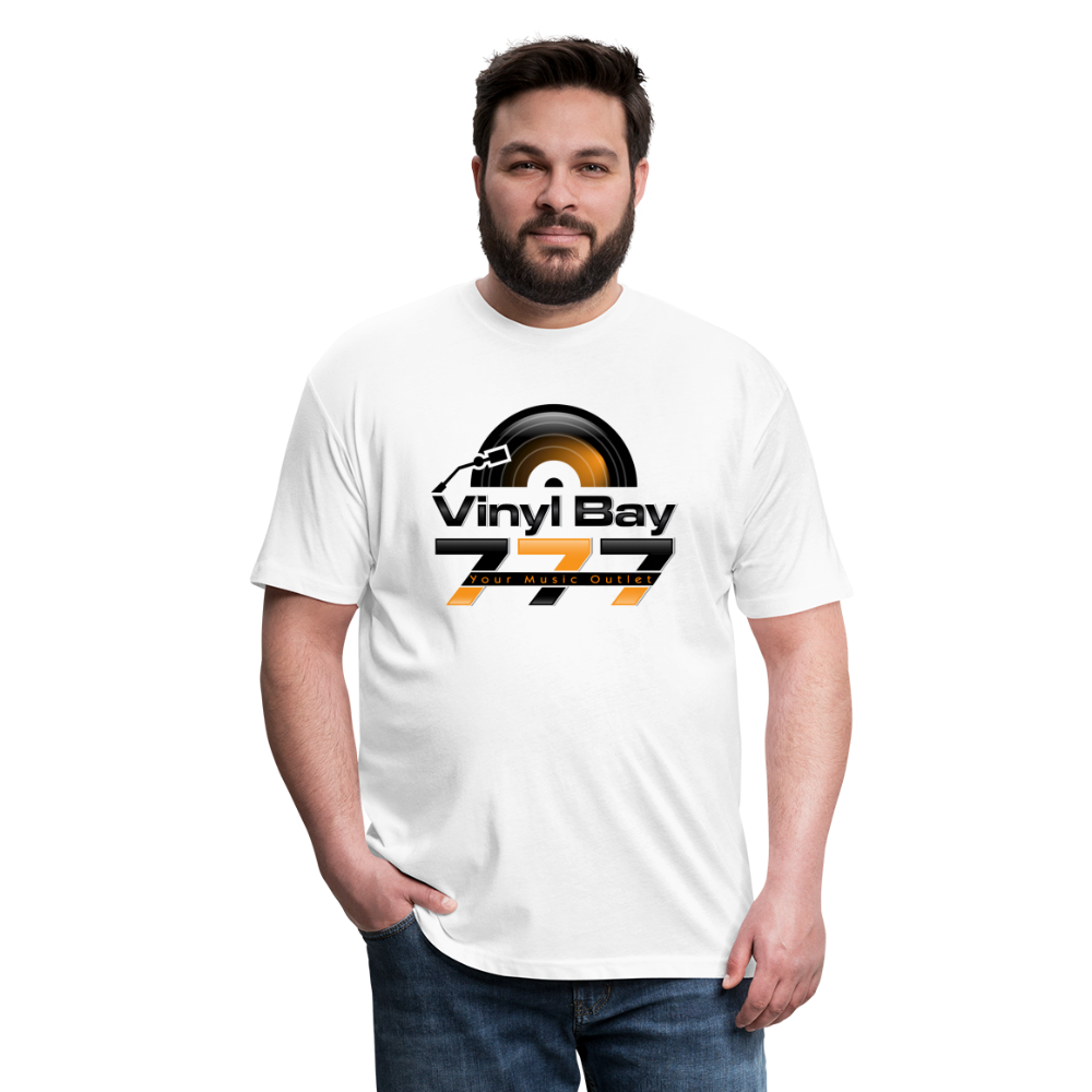 Vinyl Bay 777 T Shirt by Next Level - white