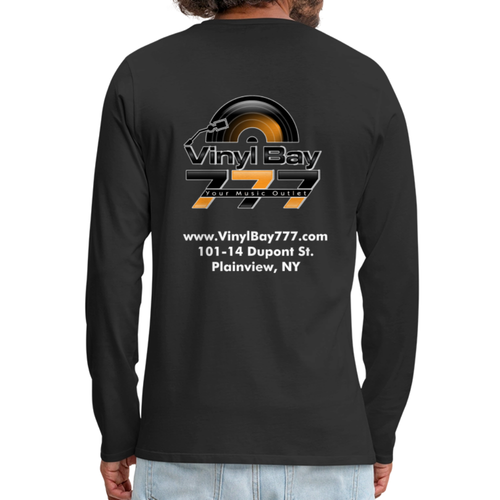 Vinyl Bay 777 Men's Premium Long Sleeve T-Shirt BLACK