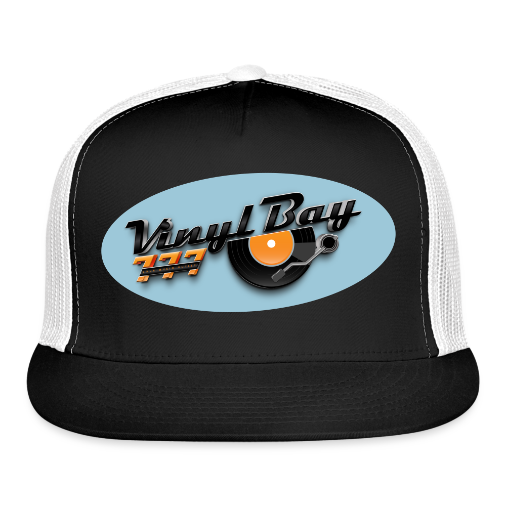 Vinyl Bay 777 Trucker Hat - black/white