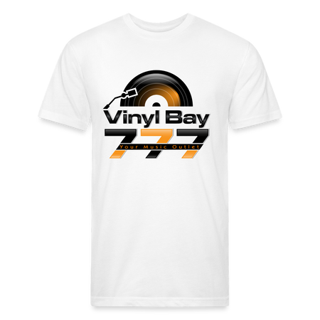 Vinyl Bay 777 T Shirt by Next Level - white