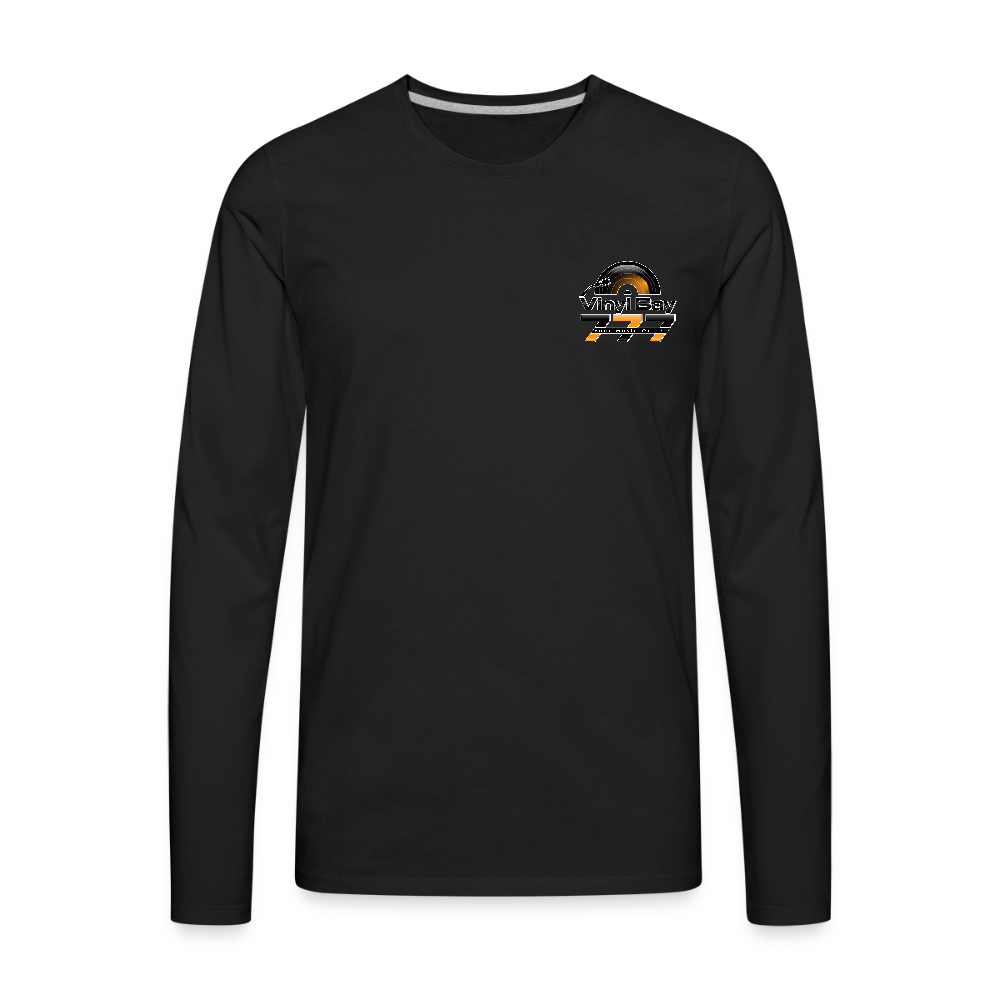 Vinyl Bay 777 Men's Premium Long Sleeve T-Shirt BLACK - black