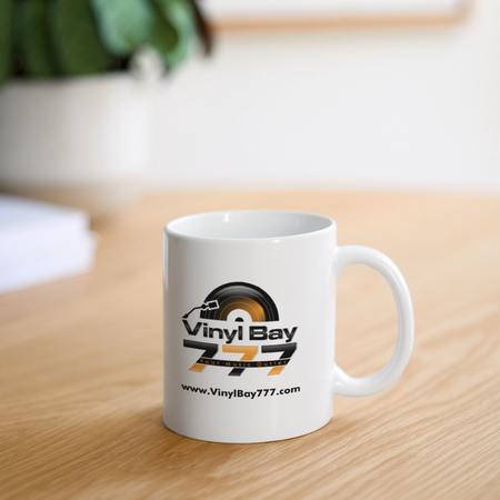 Vinyl Bay 777 Coffee Mug - white