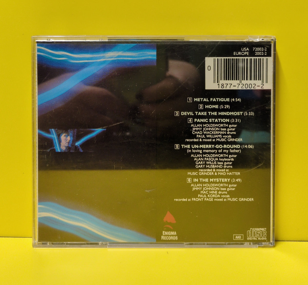 Allan Holdsworth - Metal Fatigue - 1985 - 72002-2 Used - EX - CDs