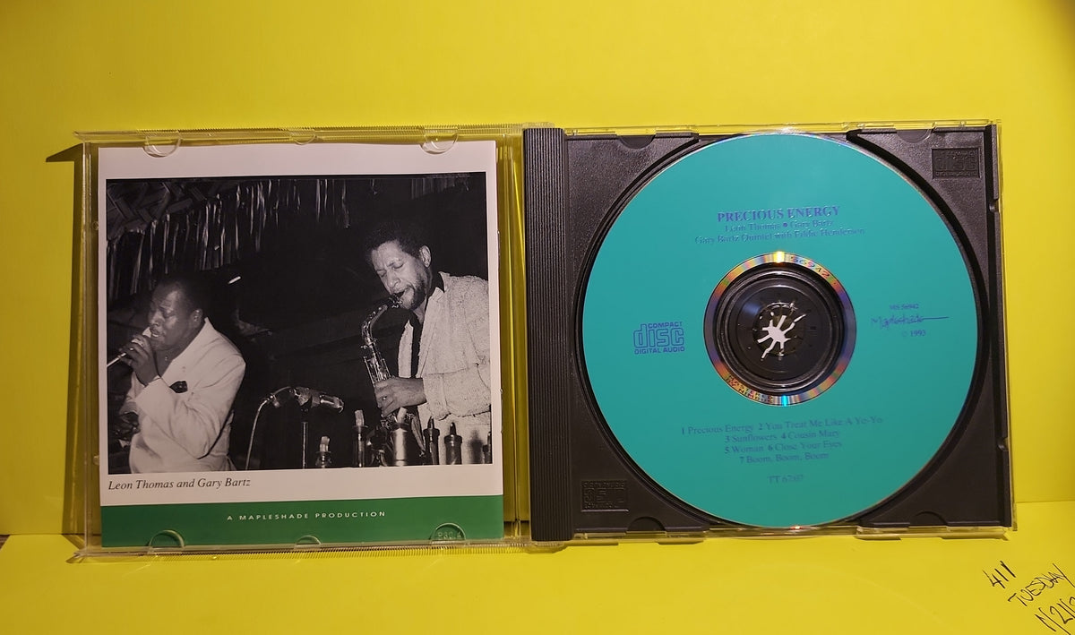 Leon Thomas & Gary Bartz  - Precious Energy  - 1993 - MS 56942 Used - EX - CDs