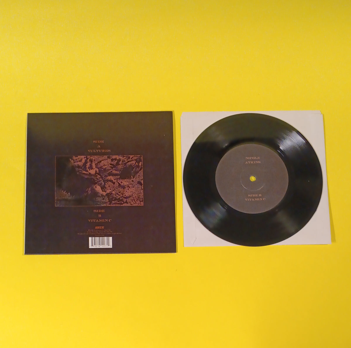 Nicole Atkins - Vultures / Vitamin C 7" - 2010 - Used - EX - Vinyl