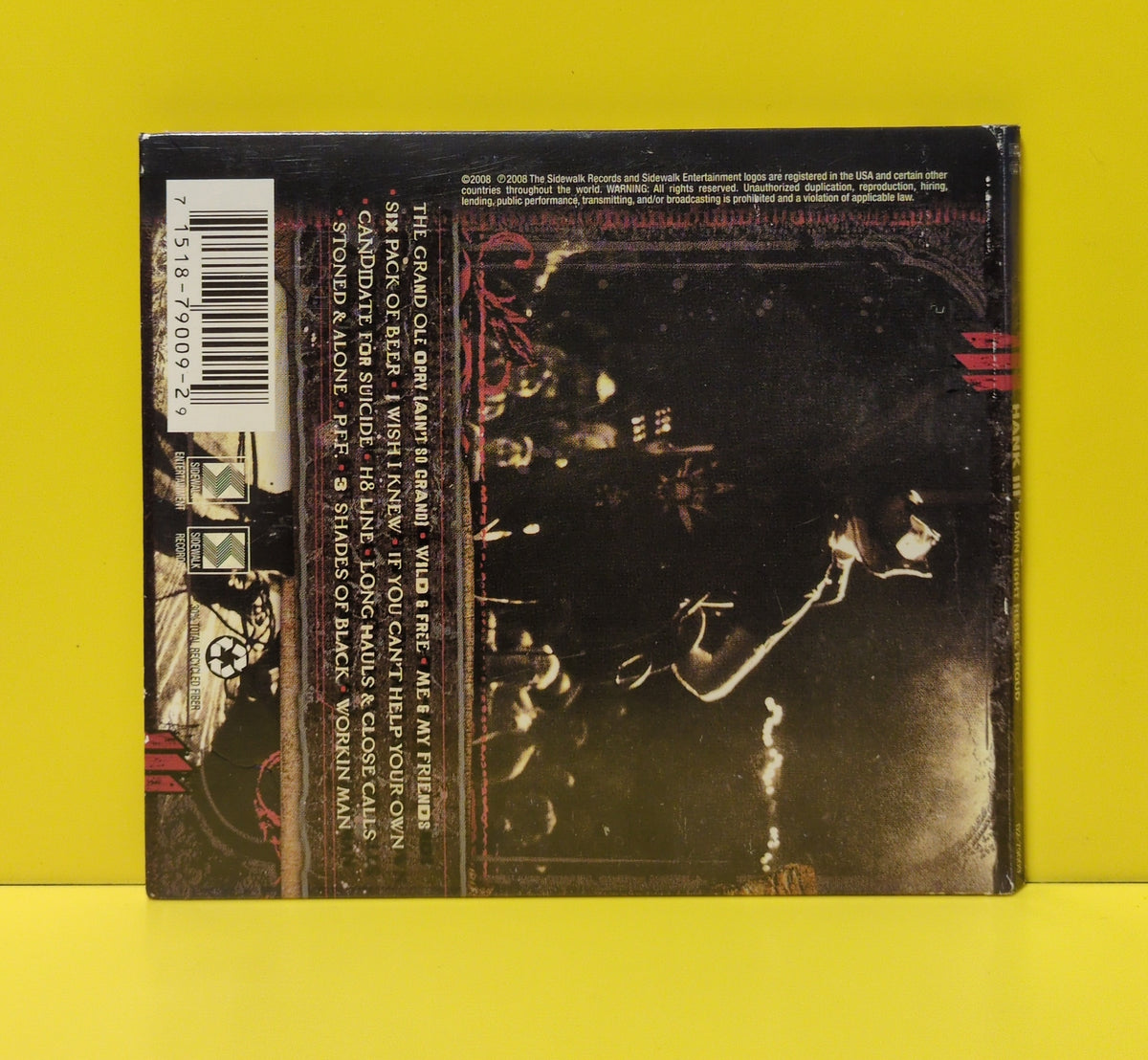Hank III - Damn Right Rebel Proud - 2008 - D2-79009 Used - EX - CDs
