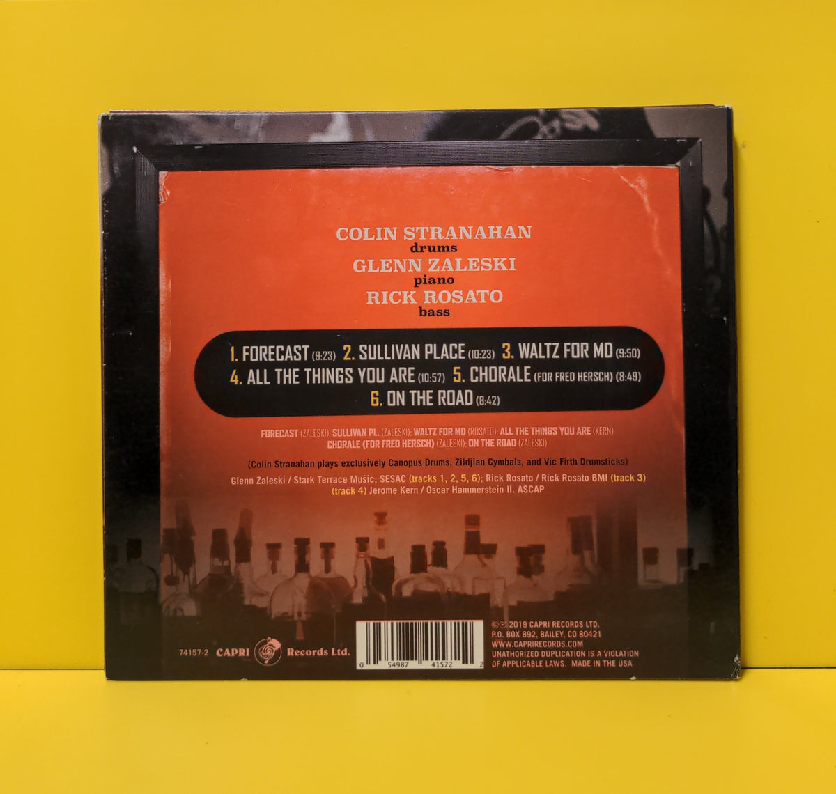 Stranahan, Zaleski, Rosato - Live at Jazz Standard  - 2019 - 74157-2 Used - EX - CDs
