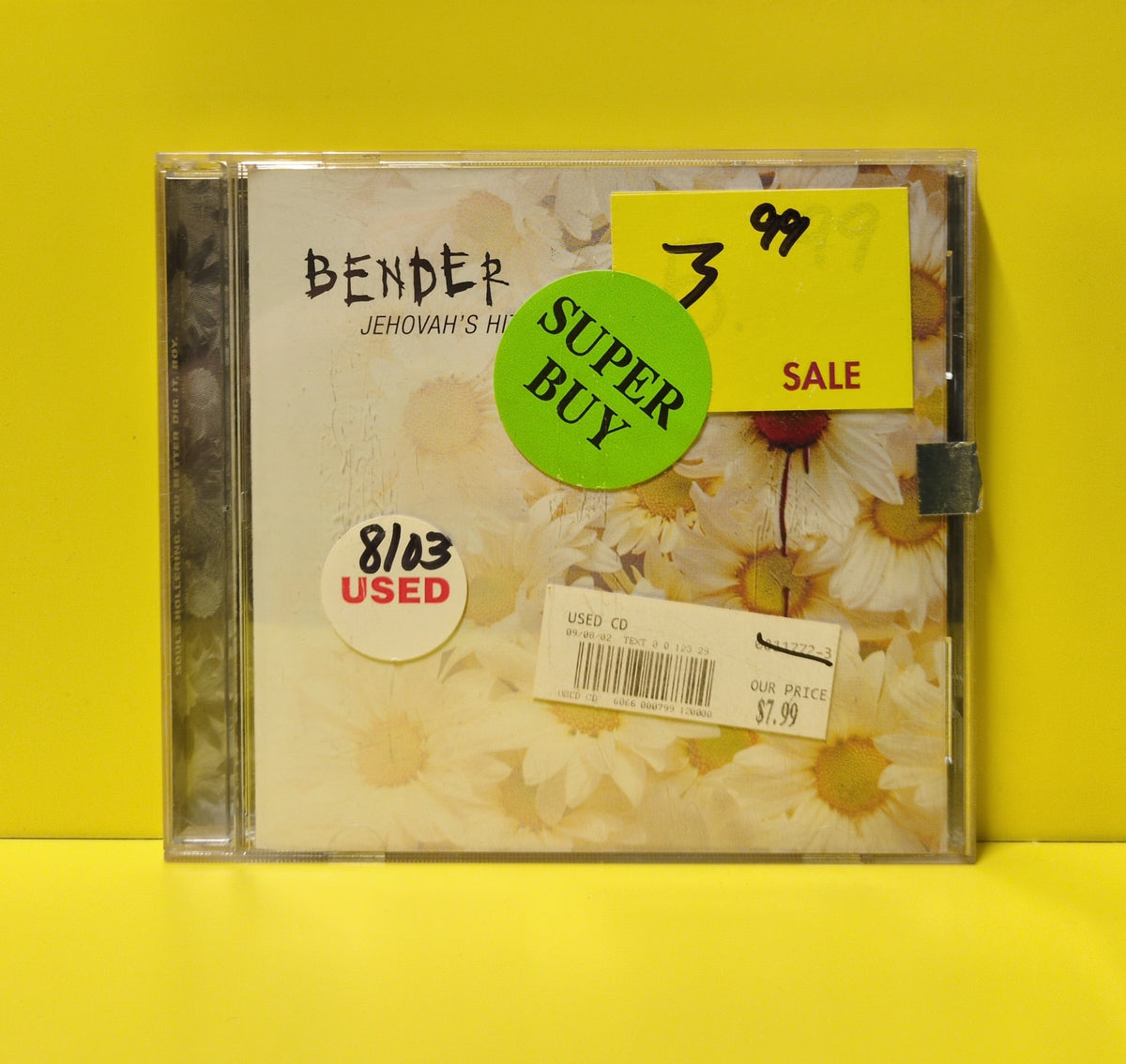 Bender - Jehovah's Hitlist - 2000 - TVT 2200-2 Used - EX - CDs