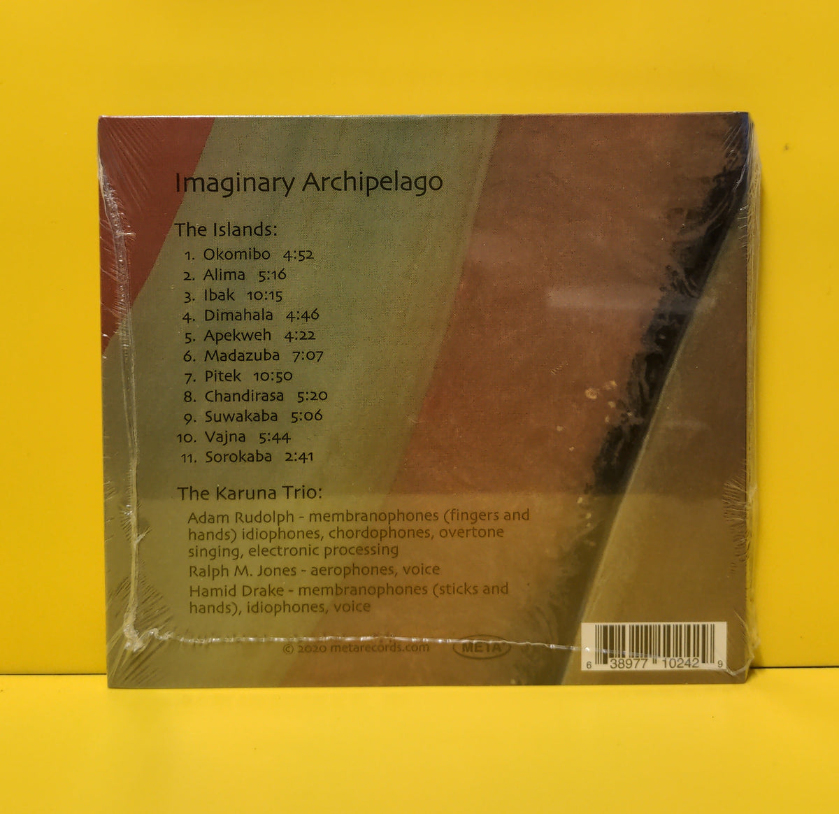 The Karuna Trio, Adam Rudolph, Ralph M. Jones, Hamid Drake - Imaginary Archipelago - 2020 - Meta 024 New - Sealed - CDs