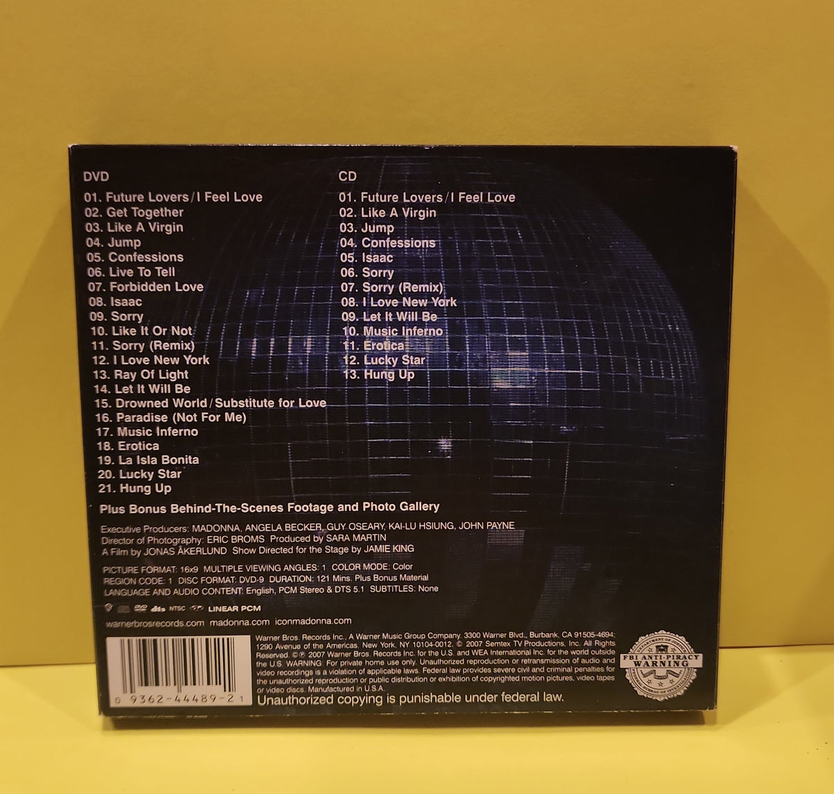 Madonna - The Confessions Tour - 2007 - 44489-2 Used - EX - CDs