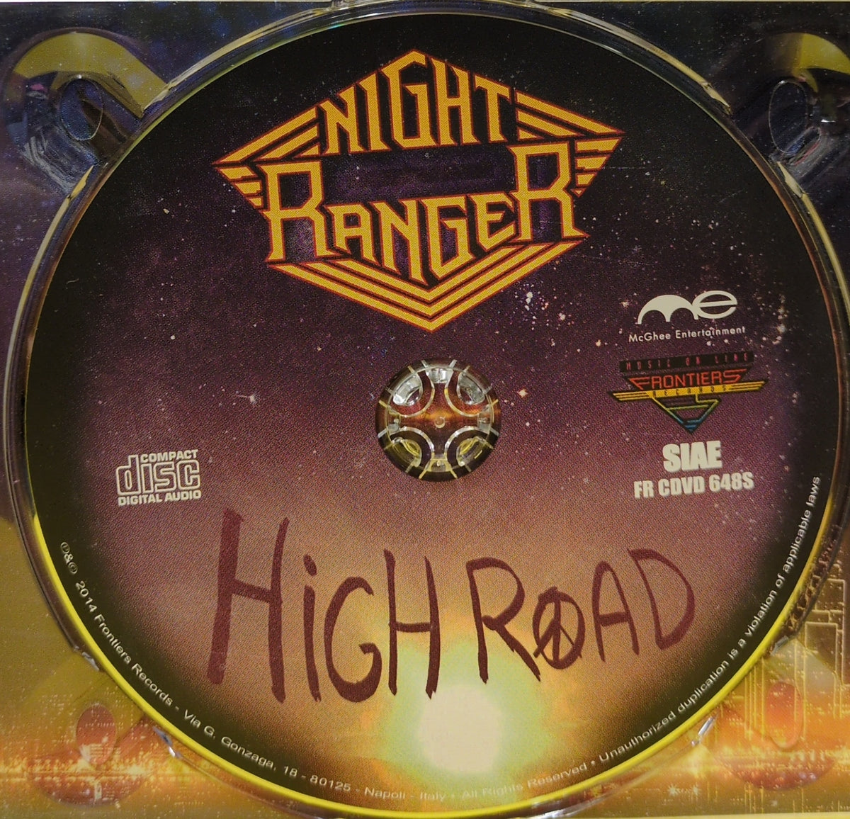 Night Ranger - High Road - 2014 - FR CDVD 648S Used - EX - CD/DVD Set - Deluxe Edition