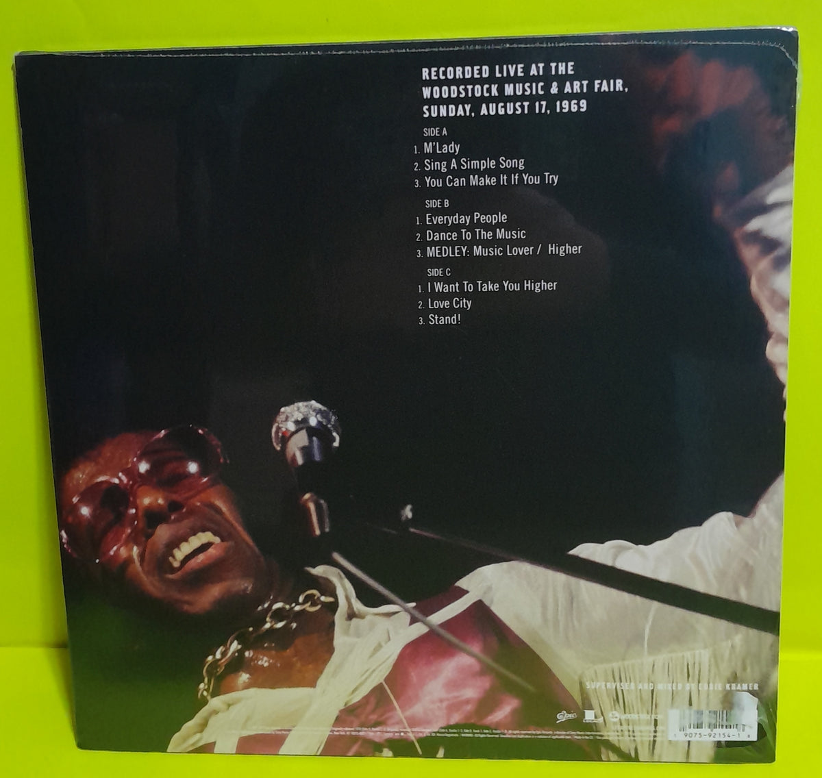 Sly & The Family Stone - Woodstock Sunday August 17, 1969 - 2019 - 19075921541 New - Sealed - Vinyl