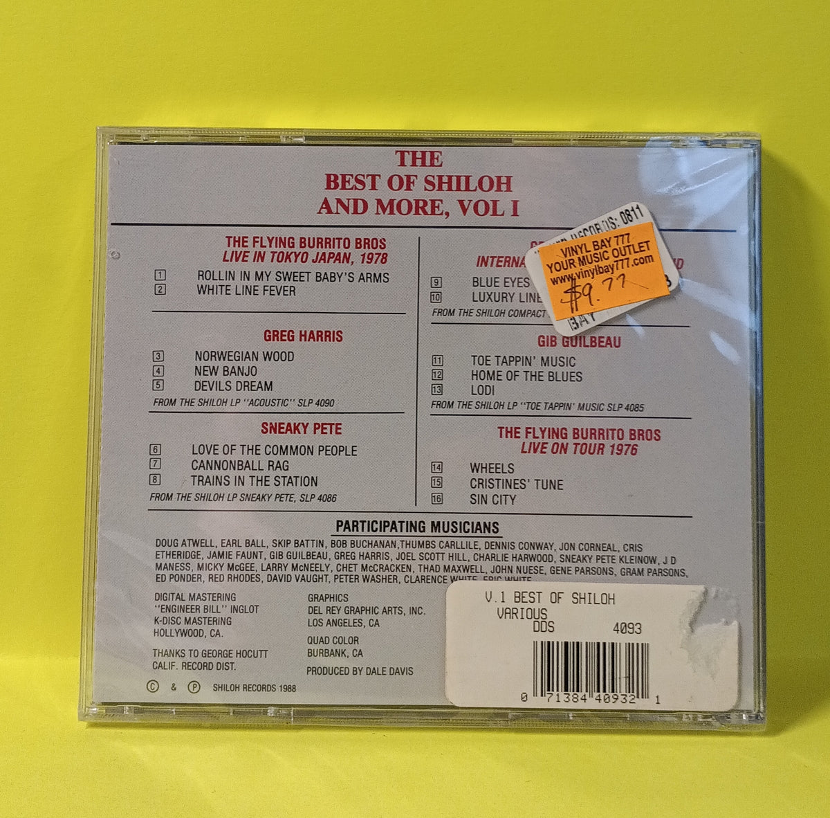 Various - The Best of Shiloh and More Vol. 1 - 1988 - SCD 4093 New - Sealed - CDs