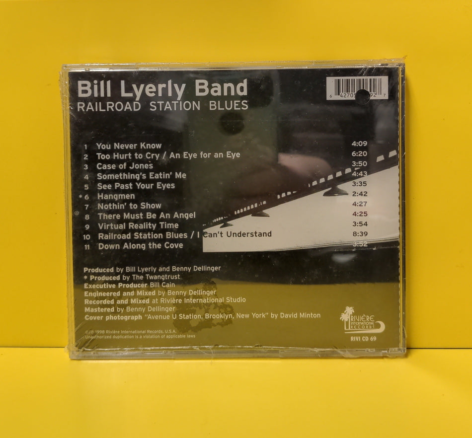 Bill Lyerly Band - Railroad Station Blues - 1998 - RIVI CD 69 New - Sealed - CDs