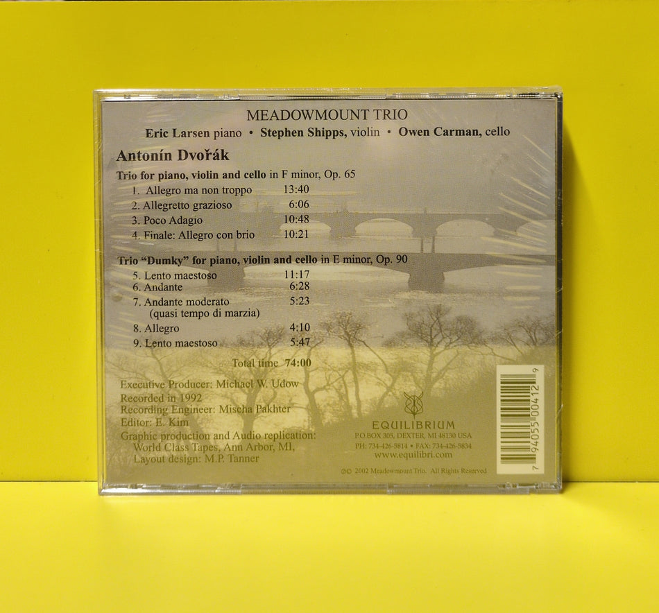 Antonín Dvořák, Meadowmount Trio - Trio In F Minor, Op. 65; Trio In E Minor, Op. 90 - 1992 - EQ41 New - Sealed - CDs