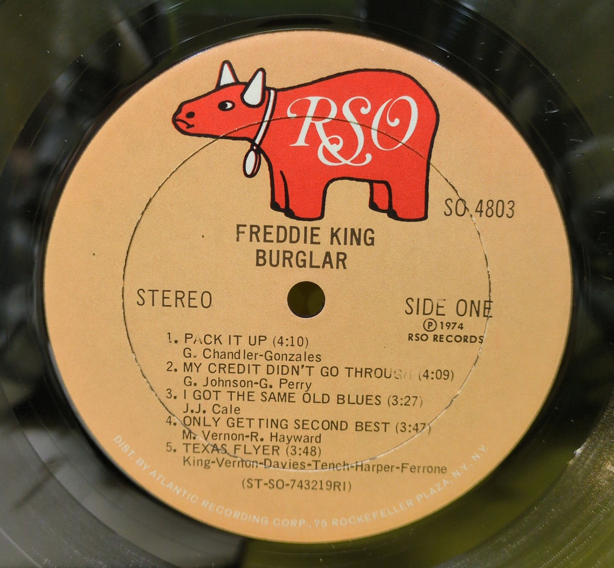 Freddie King - Burglar - 1974 - SO 4803 Used - VG++ - Vinyl