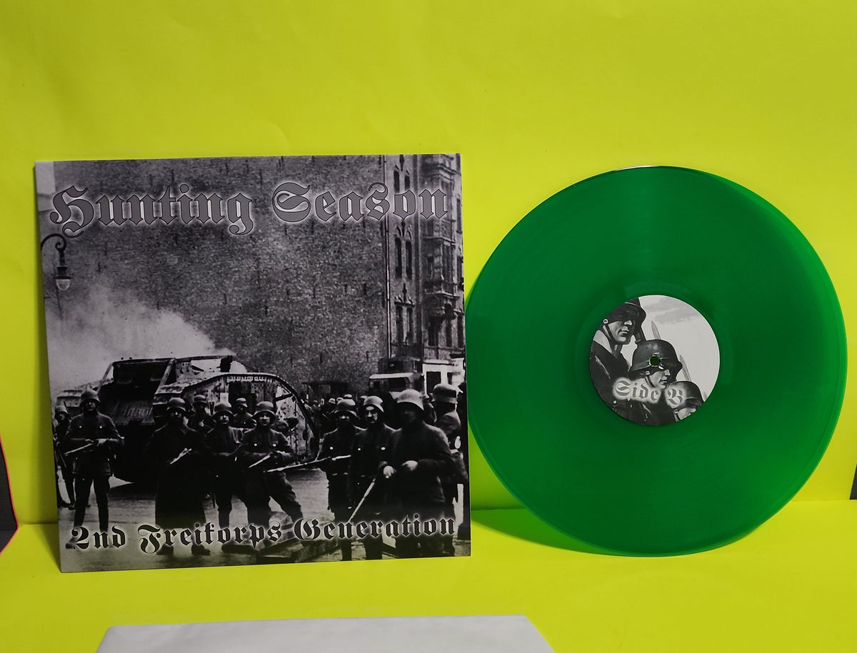 Hunting Season - 2nd Freikorps Generation (Germany Hardcore Green Vinyl) - 2022 - New - EX - Vinyl