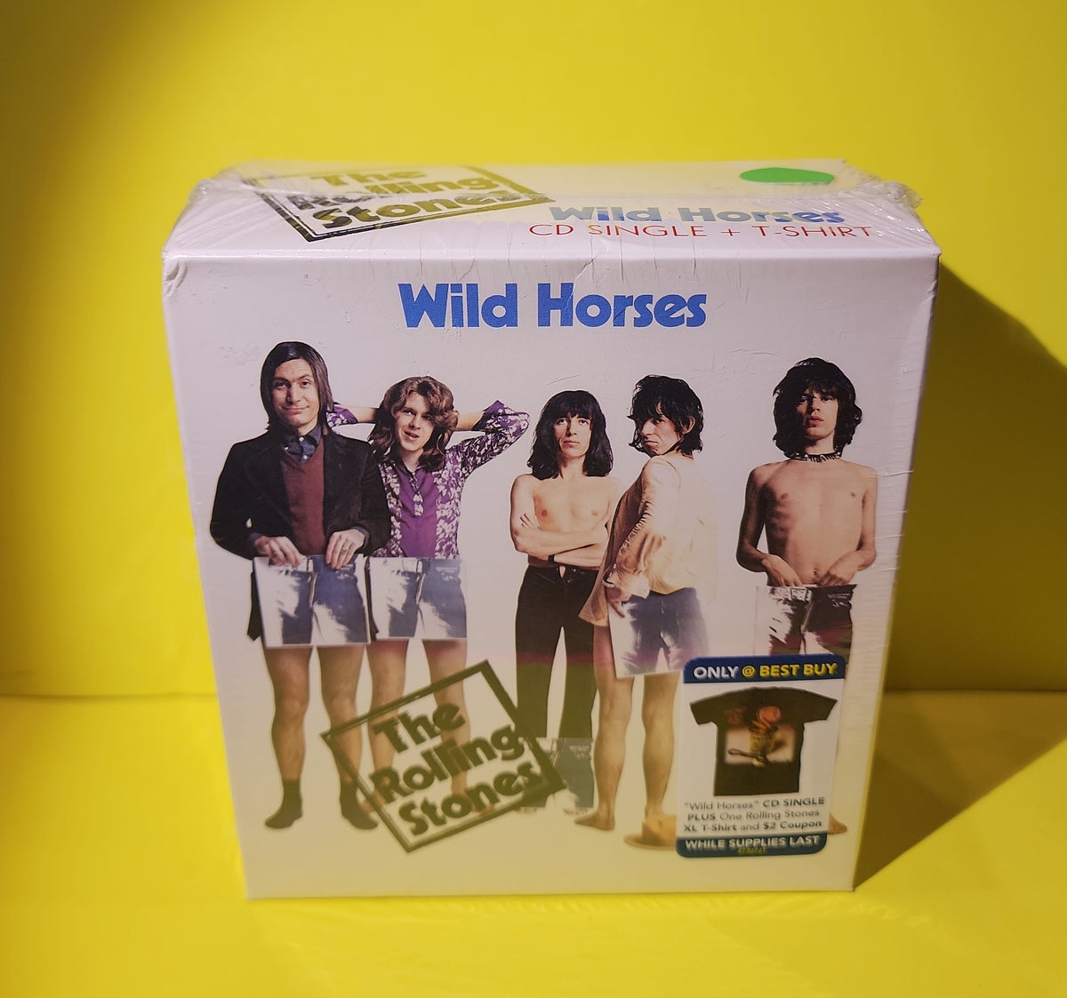 The Rolling Stones - Wild Horses CD Single + T-Shirt - 2015 - 4730721 New - Sealed - CDs