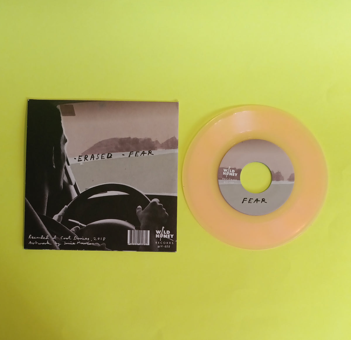 Radioactivity  - Erased / Fear (Italy Pink 7") - 2019 - WH-050 New - NM - Vinyl