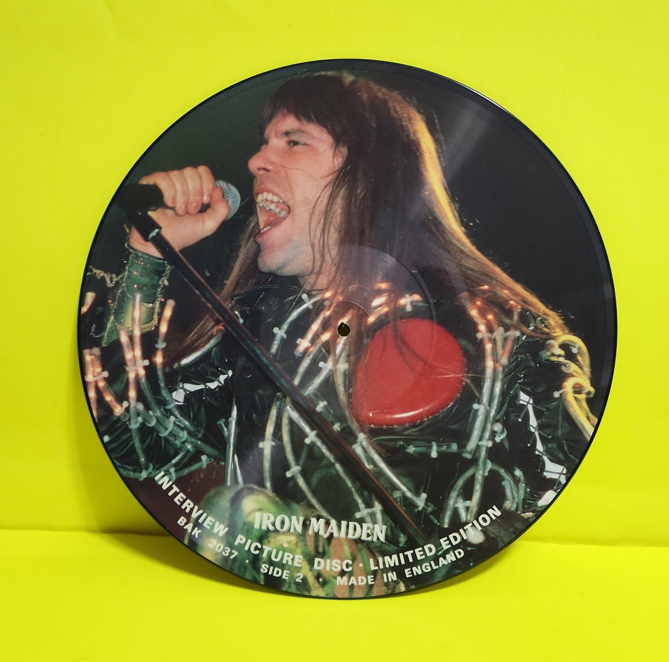 Iron Maiden - Interview Picture Disc  - 1987 - BAK 2037 New - NM - Vinyl