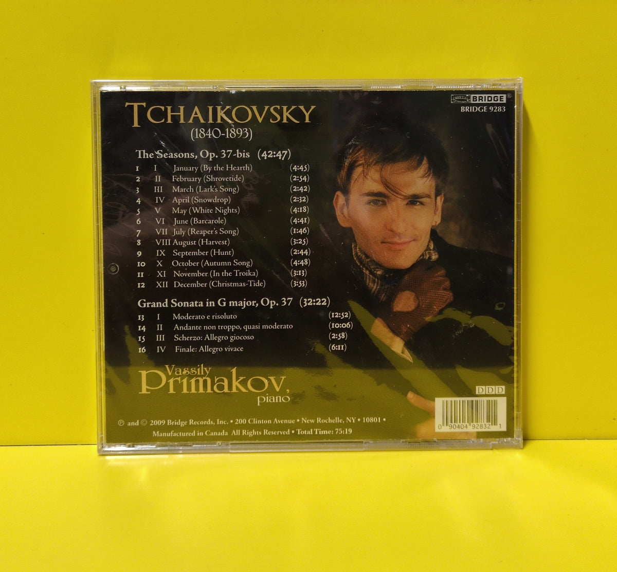 Pyotr Ilyich Tchaikovsky, Vassily Primakov - Tchaikovsky: The Seasons; Grand Sonata - 2009 - BRIDGE 9283 New - Sealed - CDs