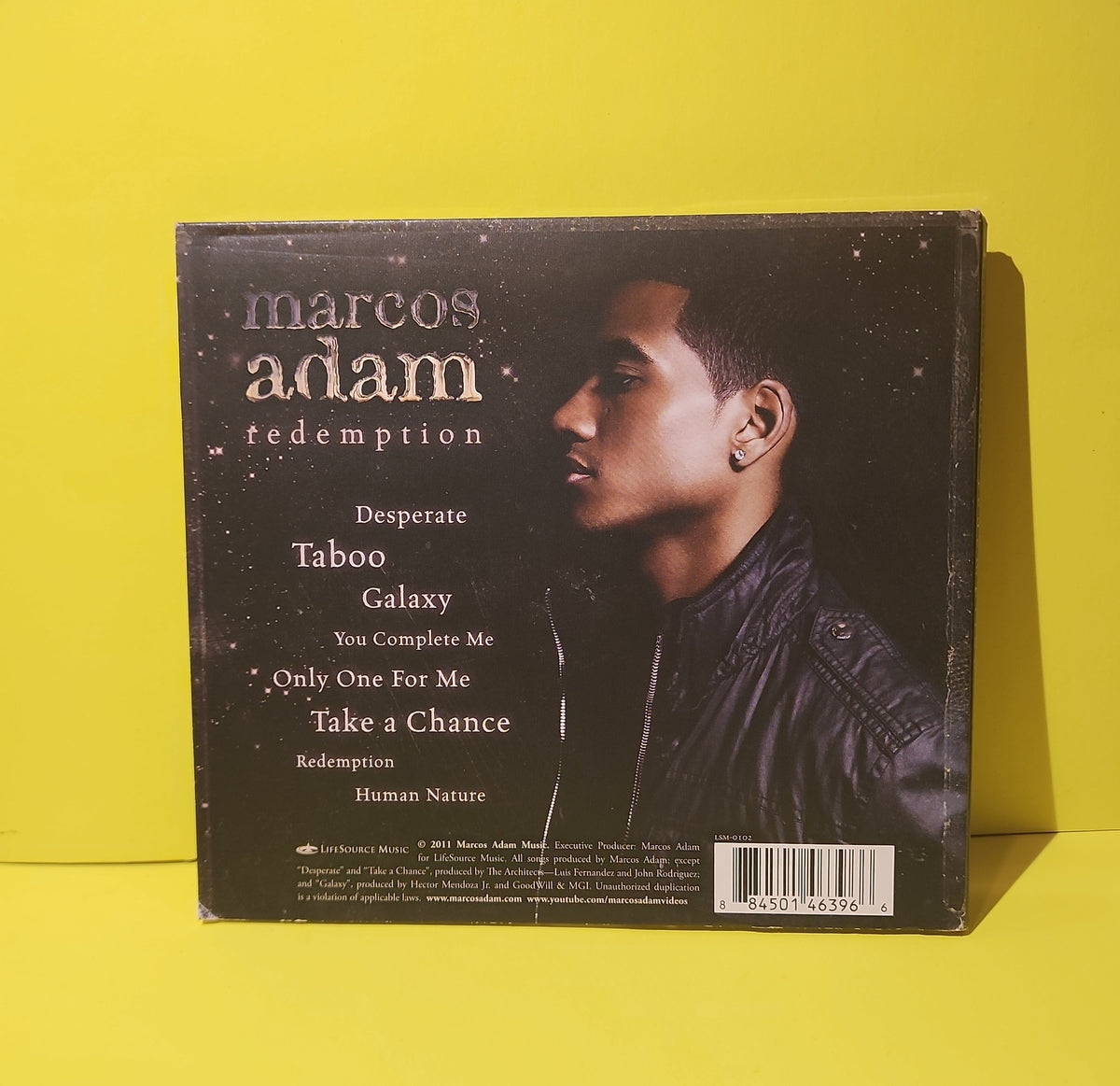 Marcos Adam - Redemption / Autographed  - 2011 - Used - EX - CDs