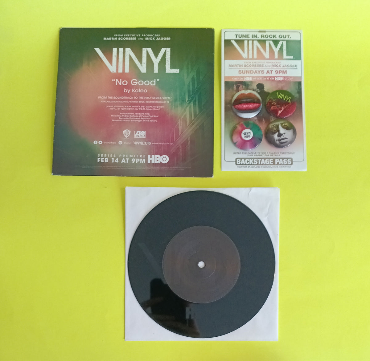 Kaleo - No Good (HBO Vinyl Sountrack Single Sided Etched 7" w. Pins) - 2016 - Used - NM - Vinyl