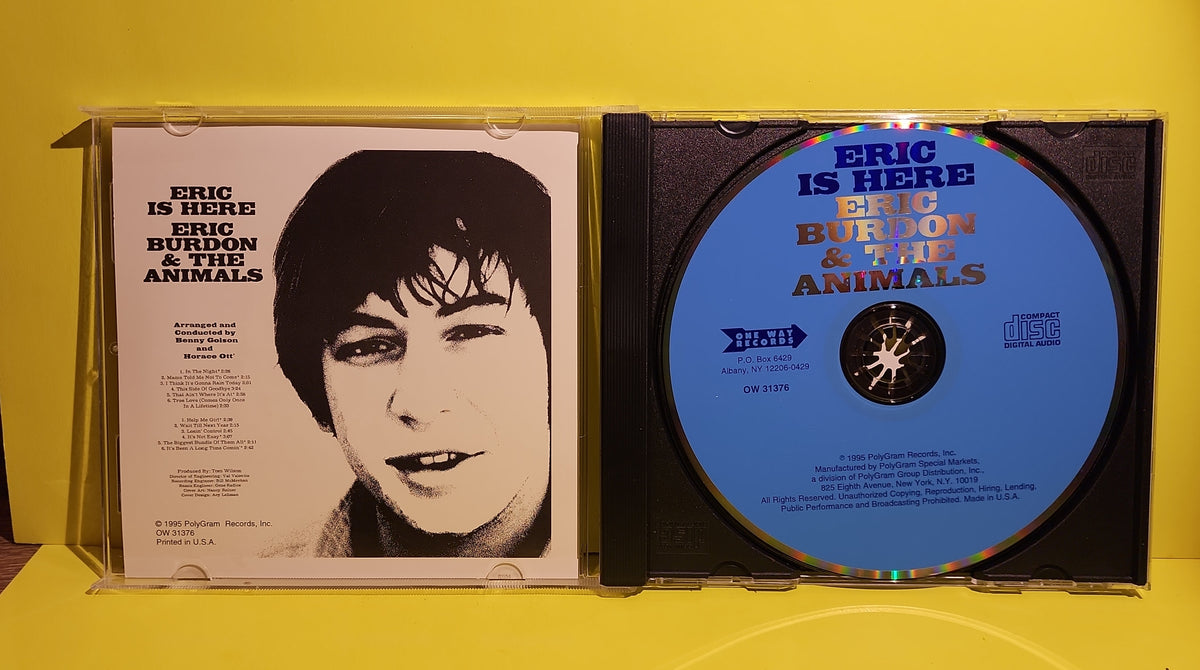 Eric Burdon & The Animals - Eric Is Here - 1995 - OW 31376 Used - NM - CDs