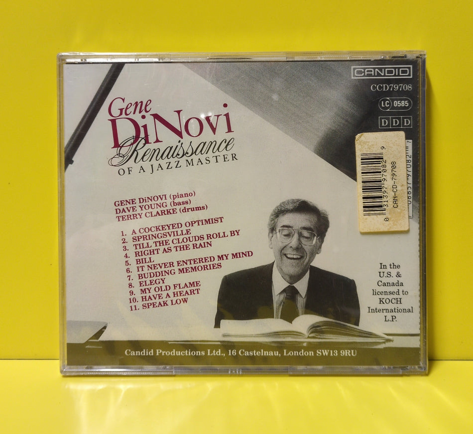 Gene DiNovi - Renaissance Of A Jazz Master - 1994 - CCD79708 New - Sealed - CDs
