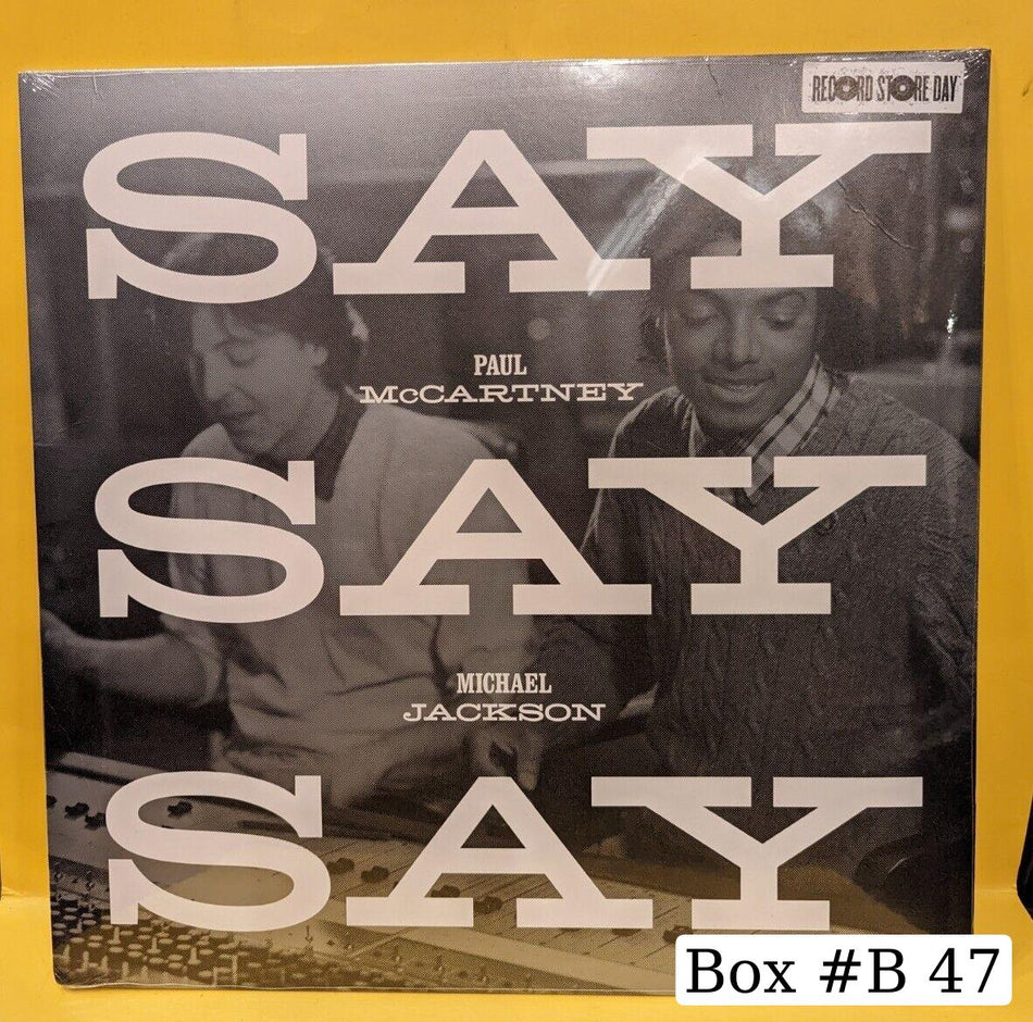 Sealed Vinyl LP PAUL MCCARTNEY - MICHAEL JACKSON 2015 RSD Say Say  Say 12"