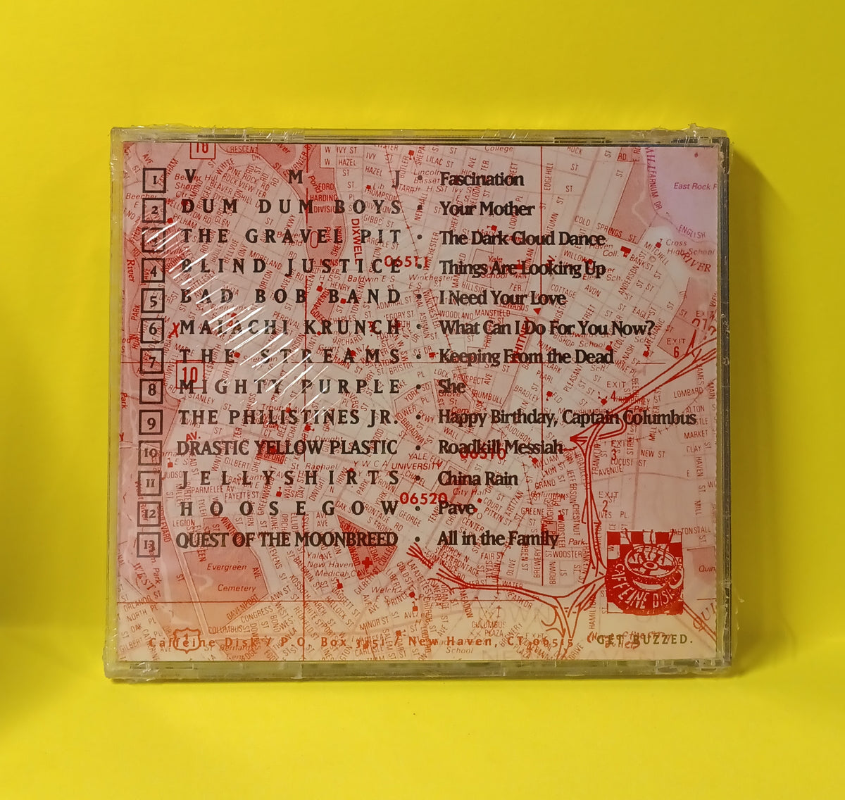 Various - Blood From the Streets of New Haven  - 1992 - CAF 203 New - Sealed - CDs